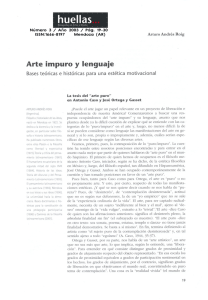 Arte impuro y lenguaje - Biblioteca Digital UNCuyo