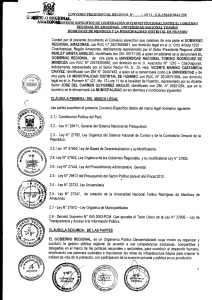 Conste por el presente documento el Convenio especifico que