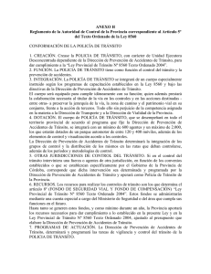 ANEXO H Reglamento de la Autoridad de Control de la Provincia