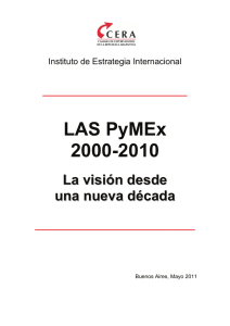 LAS PyMEx 2000-2010 - Cámara de Exportadores de la República