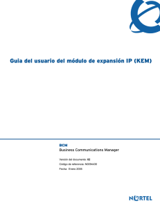 Guia del usuario del módulo de expansión IP (KEM)