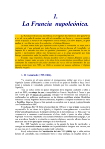 1. La Francia napoleónica.