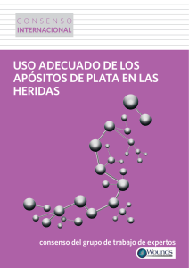 uso adecuado de los apósitos de plata en las heridas