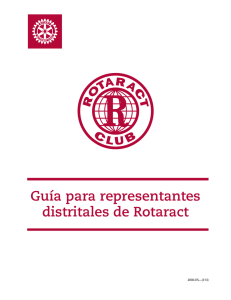 Guía para representantes distritales de Rotaract
