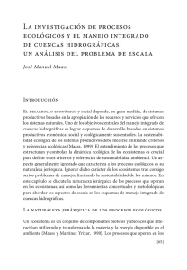 La investigación de procesos ecológicos y el manejo integrado de