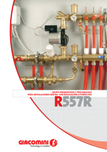 R557R Colector premontado para inst. mixtas de suelo