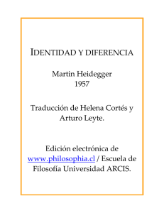 identidad y diferencia - seminario de filosofia del derecho