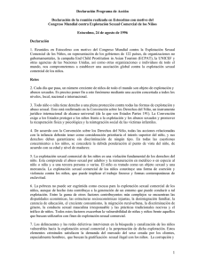 Declaraci&oacute;n Programa de Acci&oacute;n Declaraci&oacute;n de la