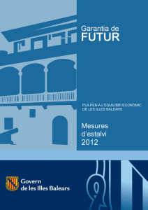 Pla de mesures d`estalvi 2012