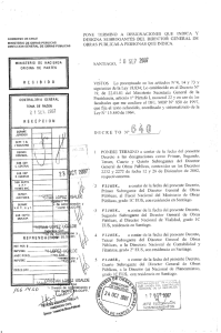 PONE TERMINO A DESIGNACIONES QUE INDICA Y DESIGNA