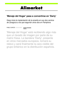 `Menaje del Hogar` pasa a convertirse en `Darty`