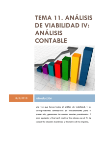 tema 11. análisis de viabilidad iv: análisis contable