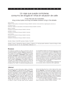 Un viaje que puede controlarse: consumo de