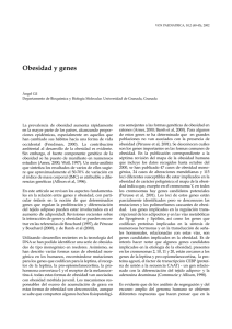 Obesidad y genes - Universidad de Granada