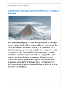 Piramides en la Antártida