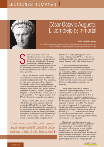César Octavio Augusto: El complejo de inmortal