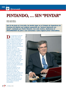 PINTANDO, … SIN “PINTAR”