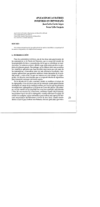 Aplicación de las matrices invertibles en criptografía.