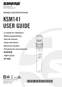 KSM141 User Guide - Spanish