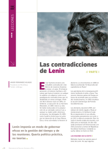Las contradicciones de Lenin