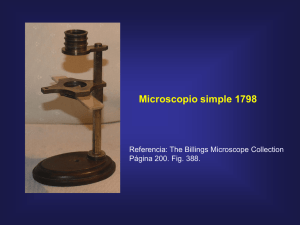 Microscopio simple 1798