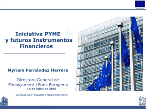 Iniciativa PYME y futuros Instrumentos Financieros