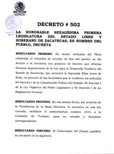 Page 1 PODERLEGIsLATTwo LXI LEGISLATURA -