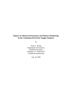 Report on Market Performance and Market Monitoring in the