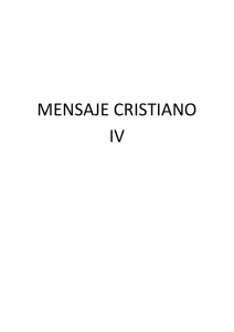 MENSAJE CRISTIANO IV