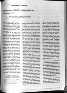 Vientos de rotación perpendicular - Revista de la Universidad de