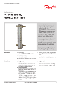 Visor de líquido, tipo LLG 185 - 1550