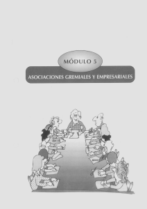 Módulo V. Asociacionismo gremial y empresarial