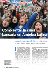 Cómo evitar la crisis bancaria en América Latina