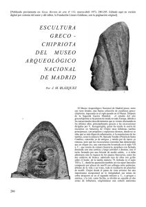 escultura greco - chipriota del museo arqueológico nacional de