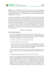 Orden de 27 de diciembre de 2013 por la que se convocan