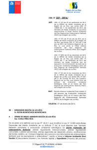 ORD. N° 227 (2016) Remite Informe Ambiental Final Gobierno