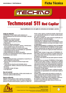 Techmoseal 511 Red Capilar Techmoseal 511 Red Capilar