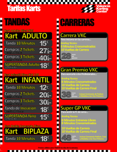 CARRERAS TANDAS - Valencia Karting Center