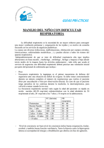 guía práctica dificultad respiratoria