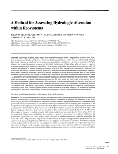 A Method for Assessing Hydrologic Alteration within