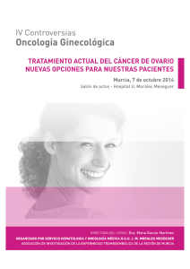 Programa - Grupo Español de Investigación en Cáncer de Ovario