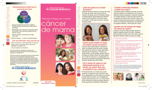 cáncer de mama - American Institute for Cancer Research