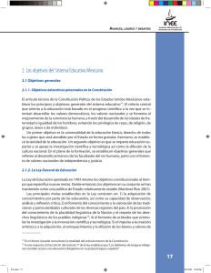 2. Los objetivos del Sistema Educativo Mexicano