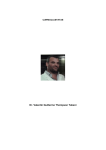 Dr. Valentin Guillermo Thompson Tabeni