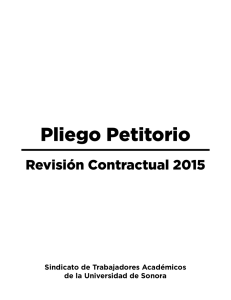 Pliego Petitorio - Staus