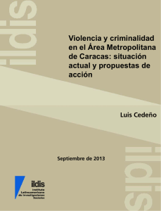 Violencia y criminalidad en el Área Metropolitana de Caracas