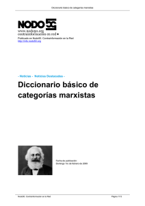 Diccionario básico de categorías marxistas