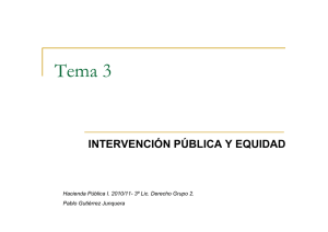Tema 3. Intervención pública y equidad
