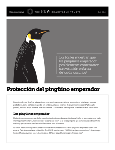 Protección del pingüino emperador