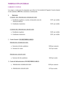 Normas Financieras - Universidad del Sagrado Corazón